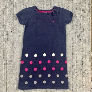 Girls Nautica Sweater Dress Size 7